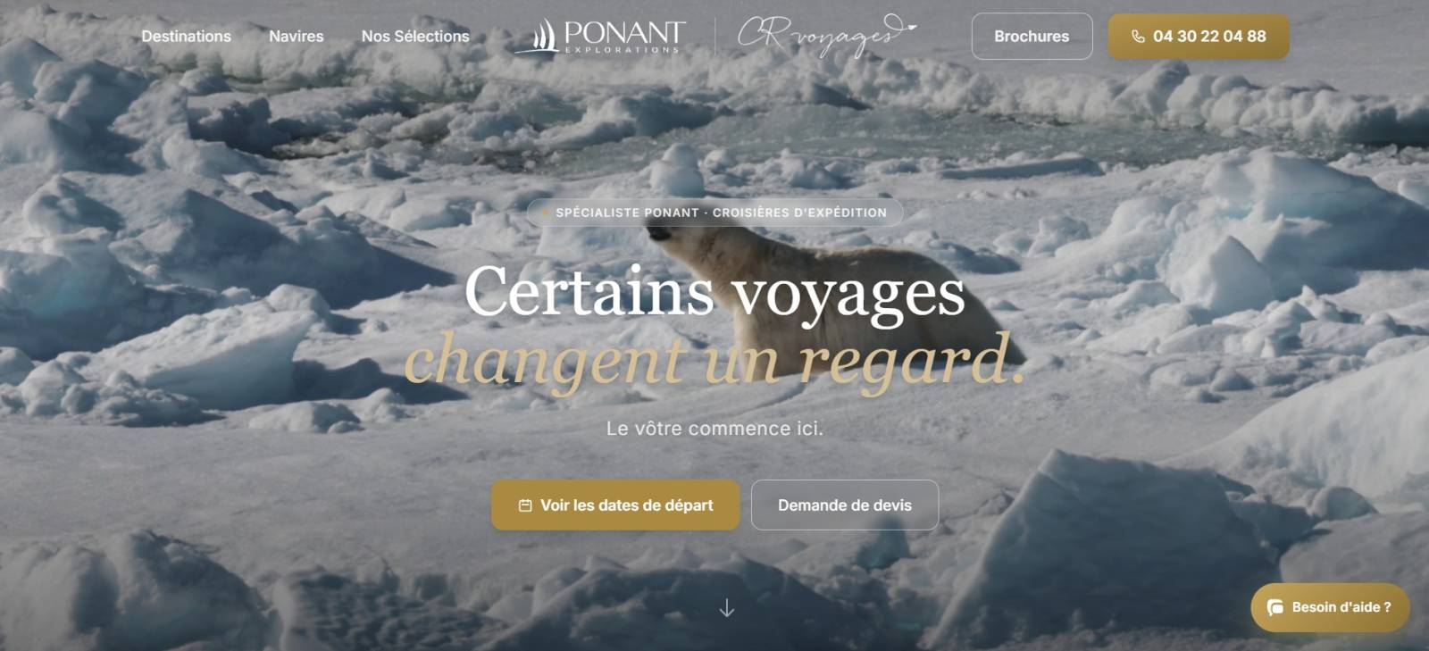 Nouveau site dédié aux croisières d’expédition PONANT : découvrez croisieres-expeditions.fr