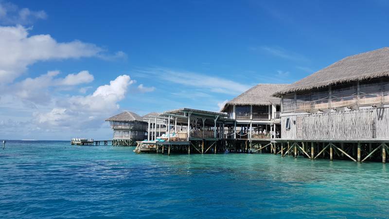 Six Senses Laamu Maldives pilotis