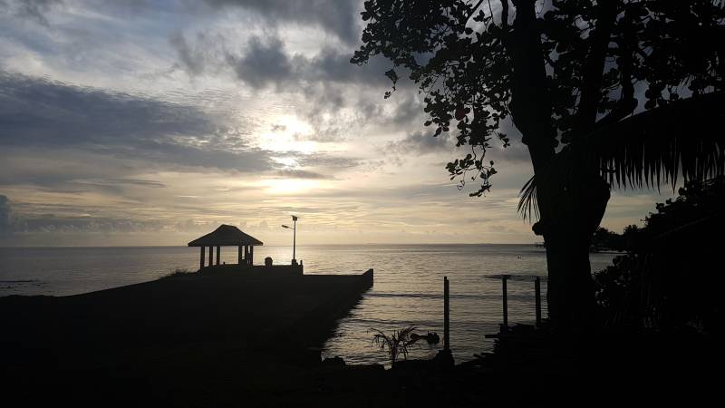 Polynésie Raiatea Fare Coucher de soleil