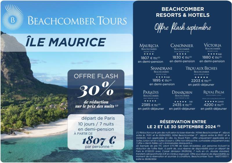 Beachcomber Resorts and Hotels Ile Maurice
