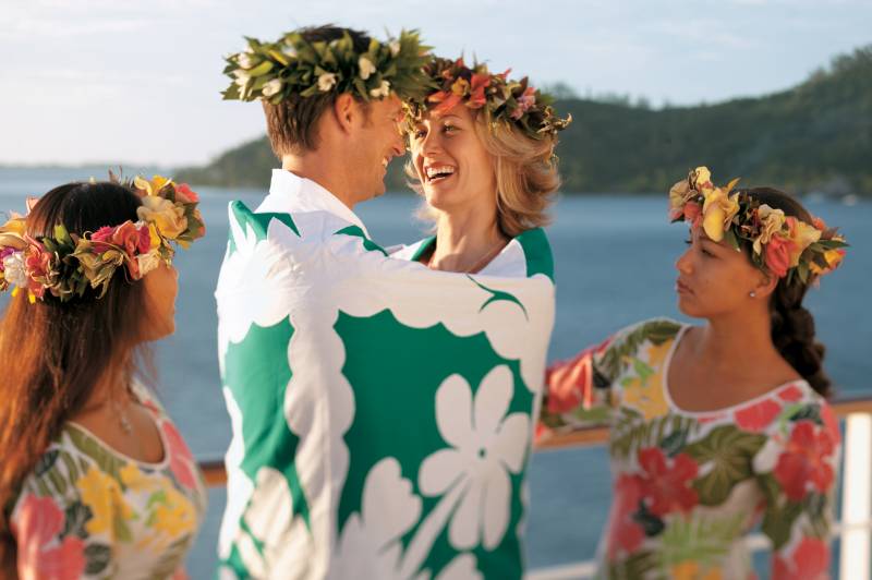 Croisière de luxe Ponant Polynésie, Paul Gauguin, Mariage traditionnel