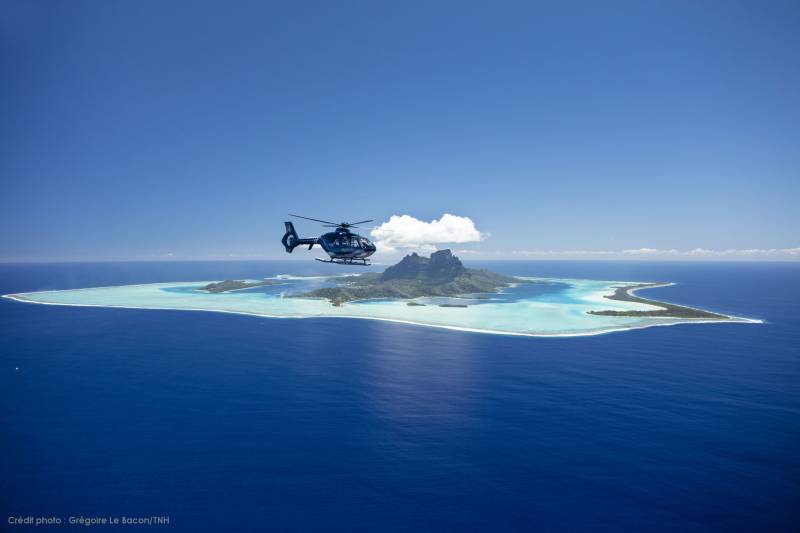 Survol Hélicoptère Bora Bora Polynésie