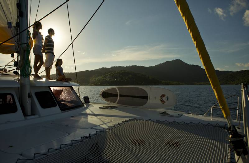 Polynésie en famille catamaran