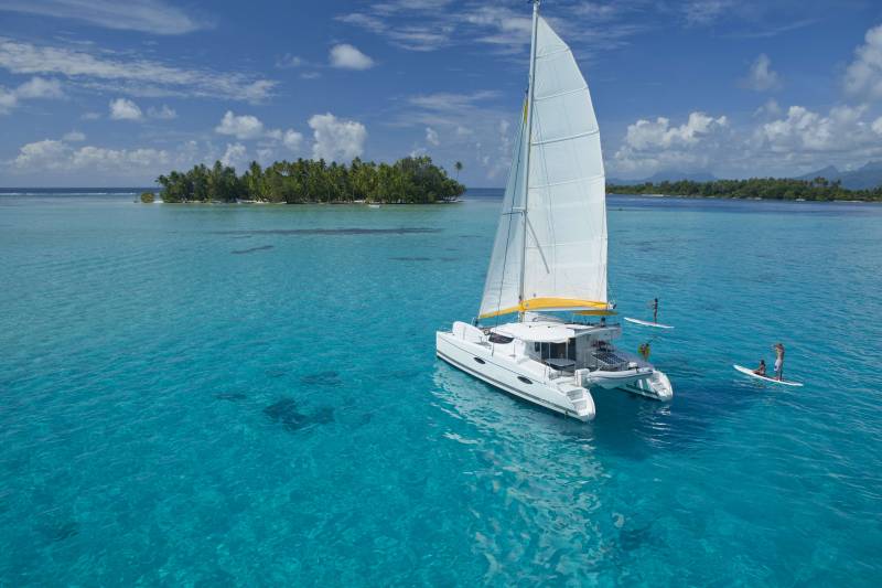 Polynésie en famille catamaran