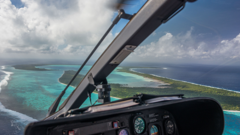 Survol Hélicoptère Bora Bora Polynésie