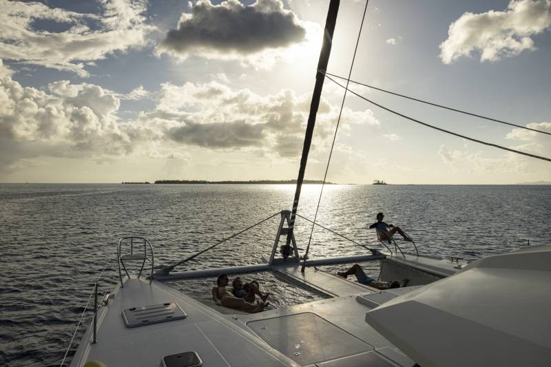 Croisière en catamaran en Polynésie française