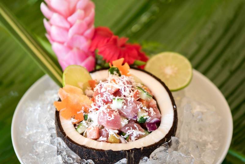 Poisson cru au lait de coco Polynesie