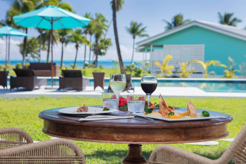 Raiatea Lodge restaurant Polynesie