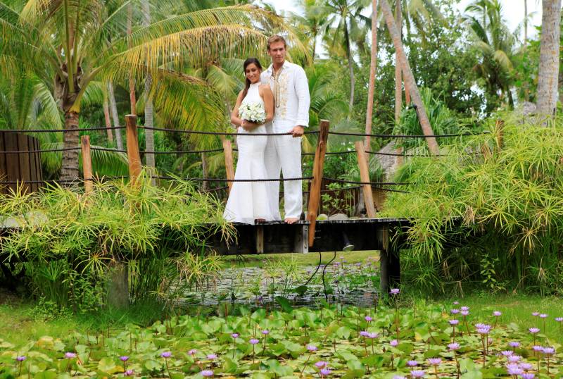 Mariage traditionnel à Tahiti