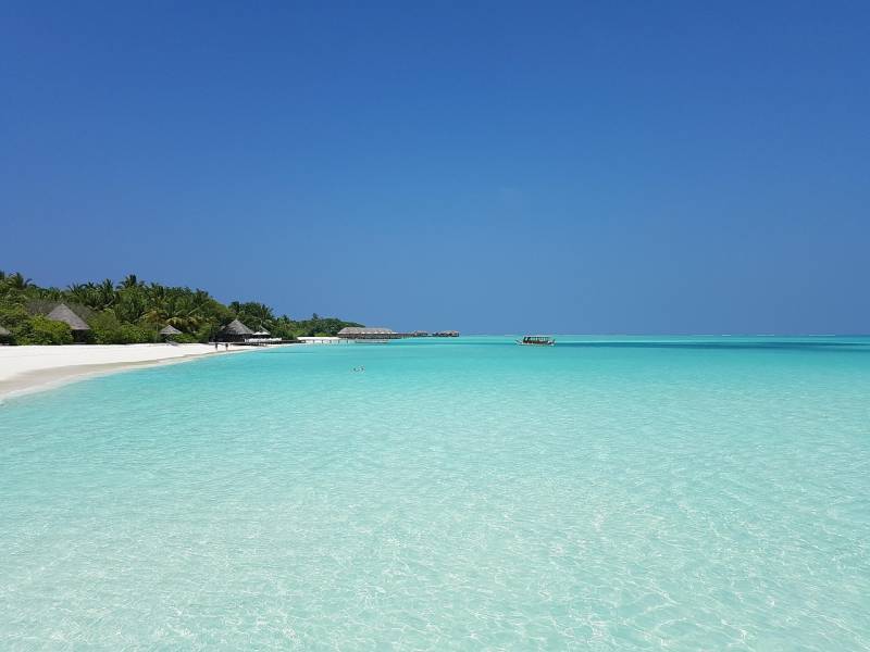 Lagon Bleu aux Maldives