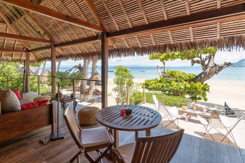 Tsara Komba Lodge : Terrasse