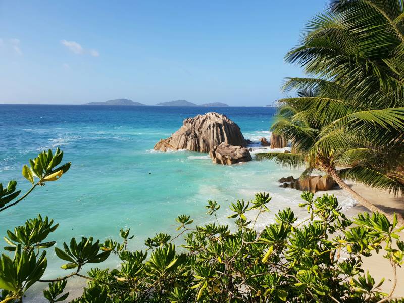 Seychelles paysage granite